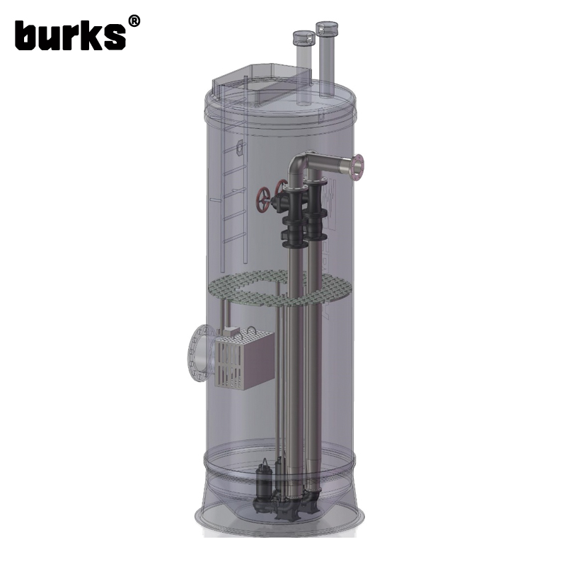Burks BKS-TOP Integrated Prefabricated Pumping Station System