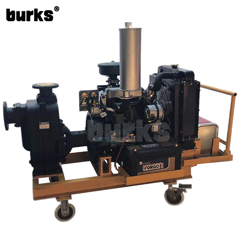 Burks BSW BSX BSY diesel engine driven sewage water self-priming pump self-priming pump